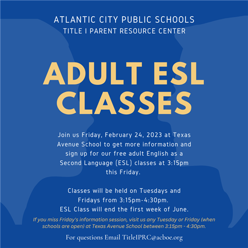 Title I Adult ESL Classes